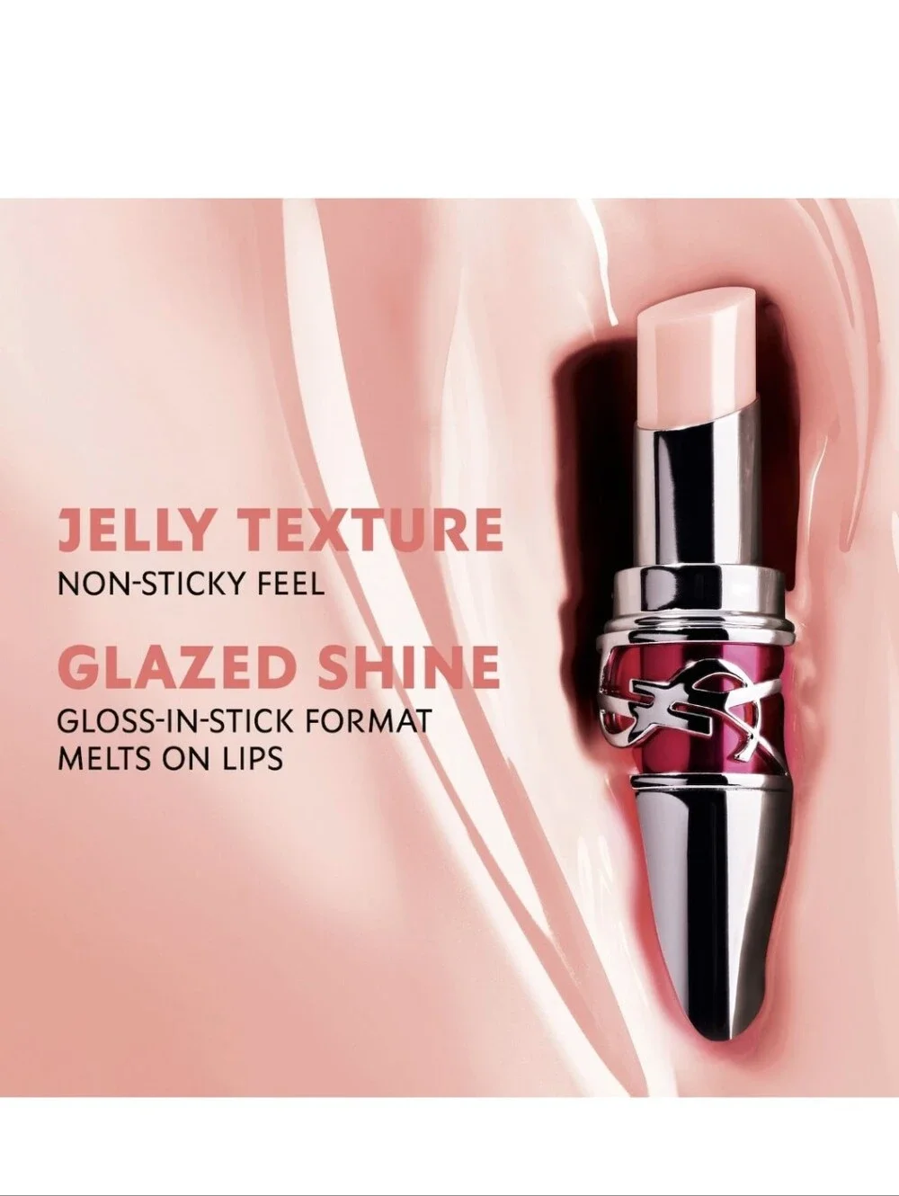 YSL Love Shine Candy Glaze Lip Gloss Stick: Watermelon High 16, .11oz (FS), NIB